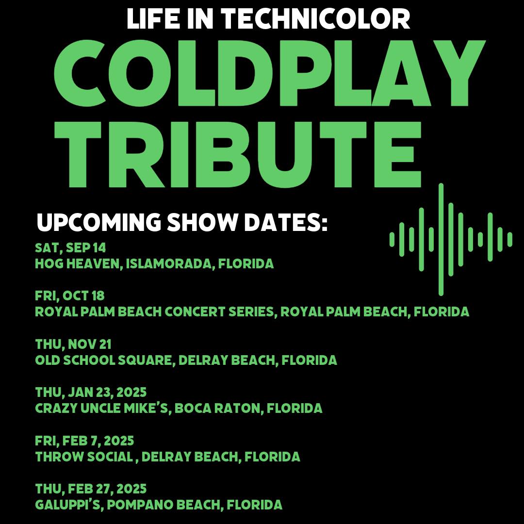 Coldplay band performing live in 2025